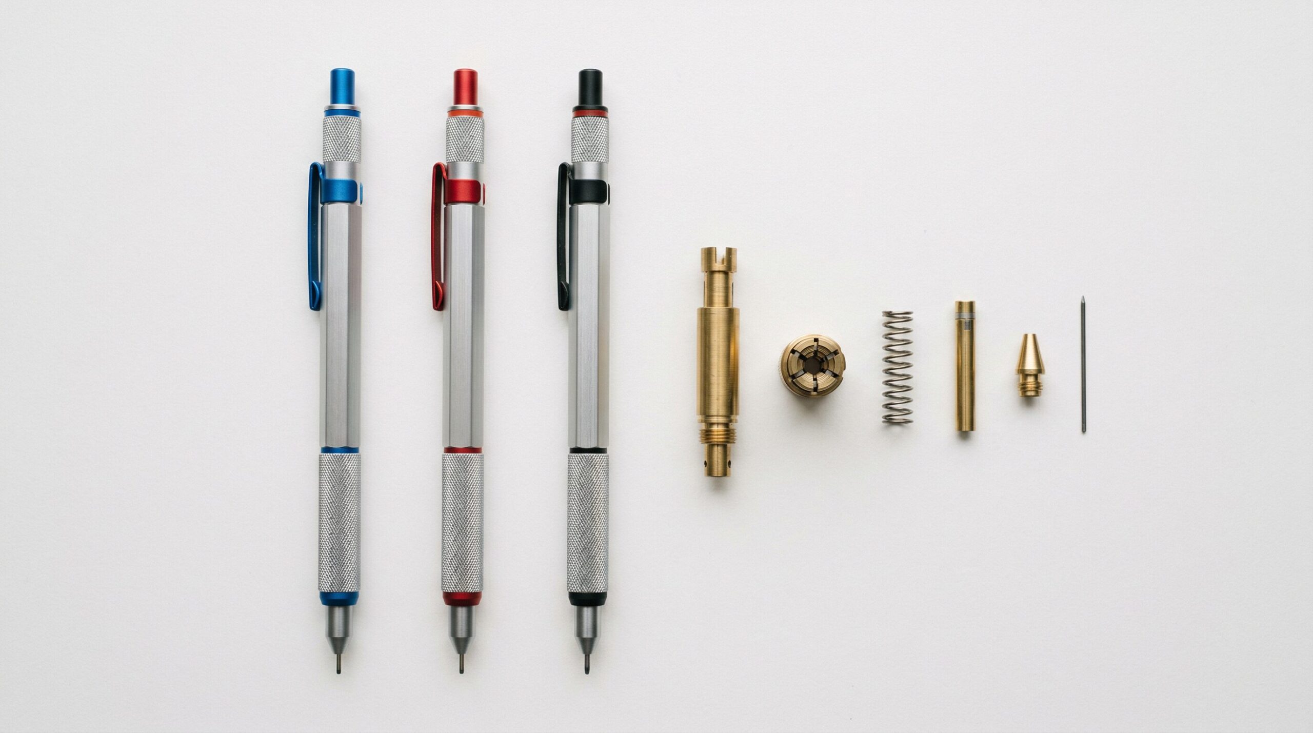 芯径別カラーコードと真鍮クラッチの性能